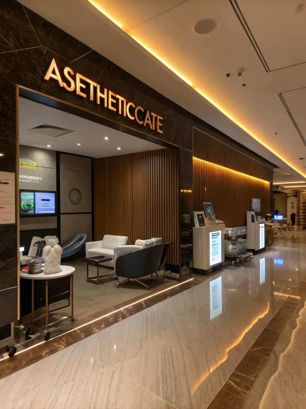 An image showing a before-and-after transformation of a clinic's social media presence, highlighting the improved branding, aesthetics, and overall professional image after Velantes AI Poland's intervention.